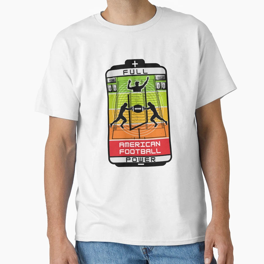 American Football Full Power T-Shirt - Graphic Print Unisex - T-Shirt, Sweatshirt, Hoodie