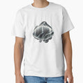 Ethereal Monochrome Baseball T-Shirt - Trendy Graphic Unisex - T-Shirt, Sweatshirt, Hoodie