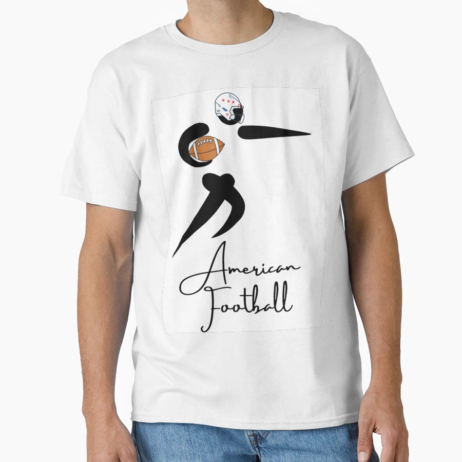 American Football T-Shirt - Novelty Apparel for Adults - T-Shirt, Sweatshirt, Hoodie