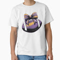 Purple Yellow Gold Football Coquette T-Shirt - Unique Graphic Men Women - T-Shirt, Sweatshirt, Hoodie