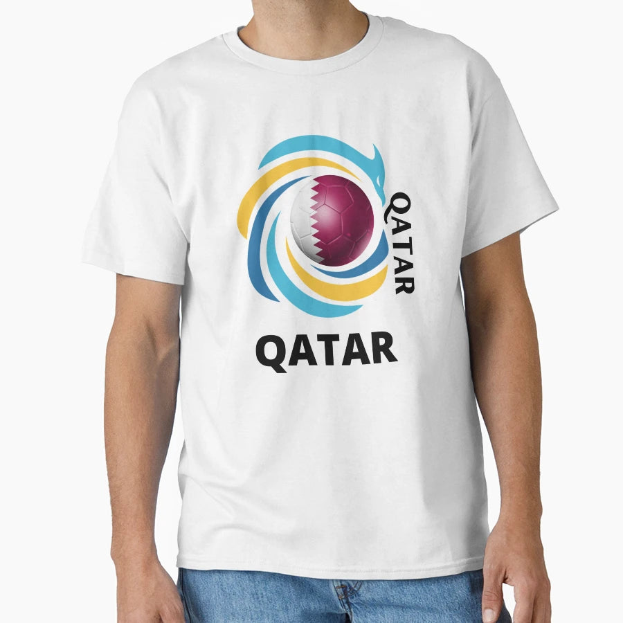 Qatar Football Soccer Team Qatar T-Shirt - Fun Novelty Design Unisex - T-Shirt, Sweatshirt, Hoodie