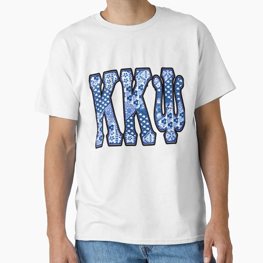 K K Psi Patchwork T-Shirt - Trendy Graphic Unisex - T-Shirt, Sweatshirt, Hoodie