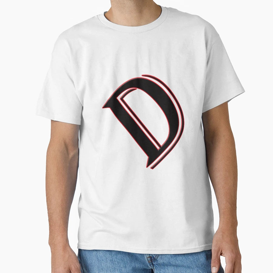 Alphabet D T-Shirt - Trendy Graphic Unisex - T-Shirt, Sweatshirt, Hoodie