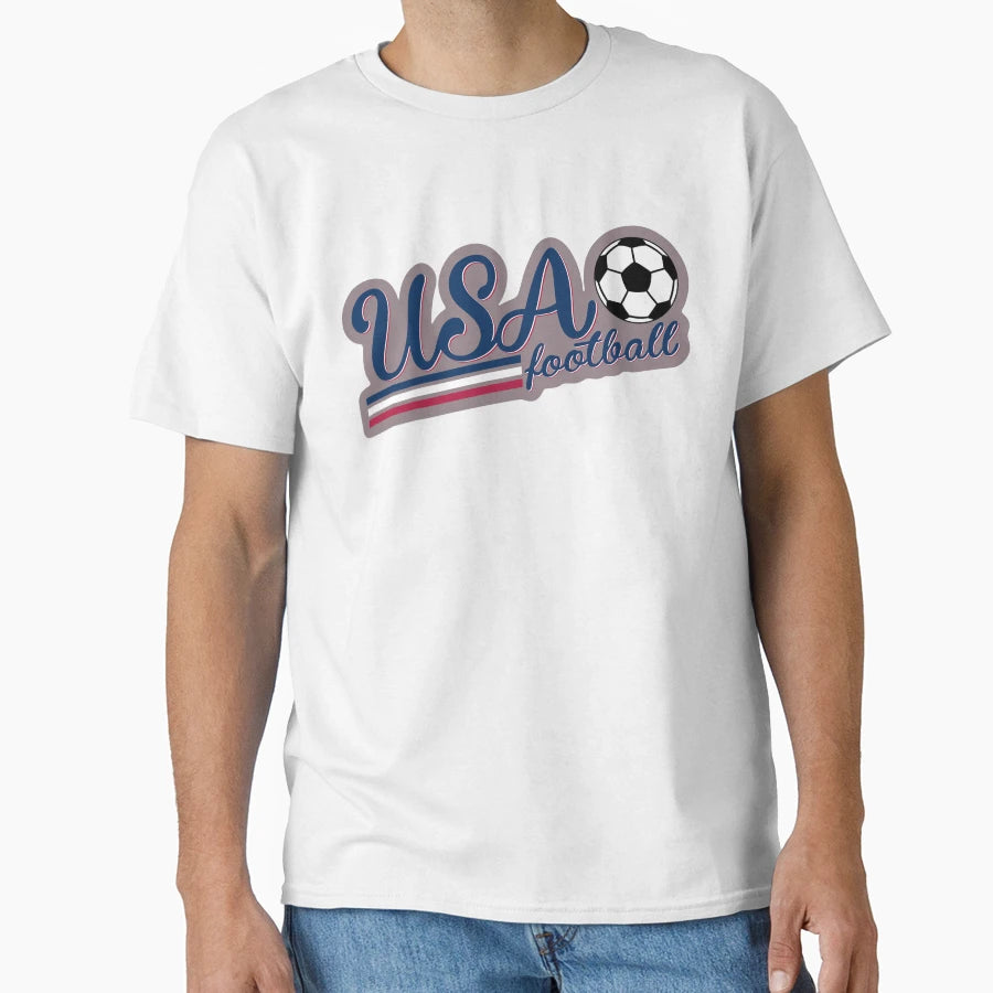 Usa Soccer Football World Cup T-Shirt - Aesthetic Graphic Men Women - T-Shirt, Sweatshirt, Hoodie