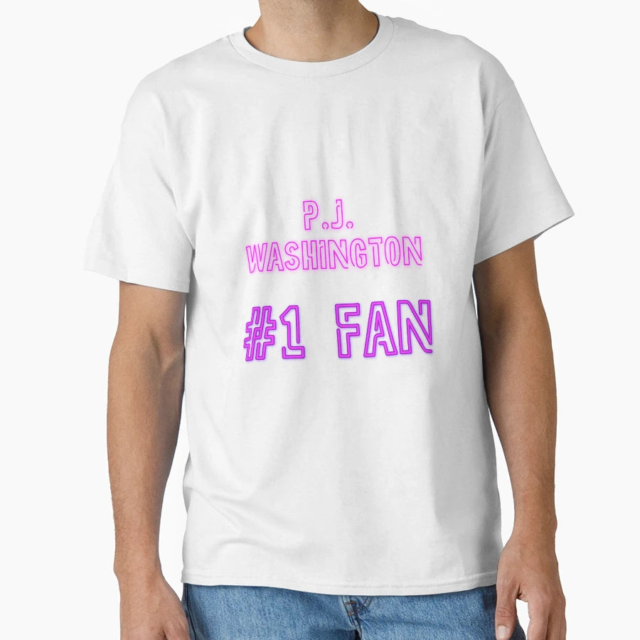 P J Washington 1 Fan T-Shirt - Casual Everyday Wear for Adults - T-Shirt, Sweatshirt, Hoodie