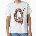 Monogram Letter Q Leopard T-Shirt - Graphic Print Men Women - T-Shirt, Sweatshirt, Hoodie