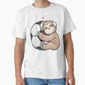 Soccer Sloth Loves Football T-Shirt - Minimalist Print Unisex - T-Shirt, Sweatshirt, Hoodie