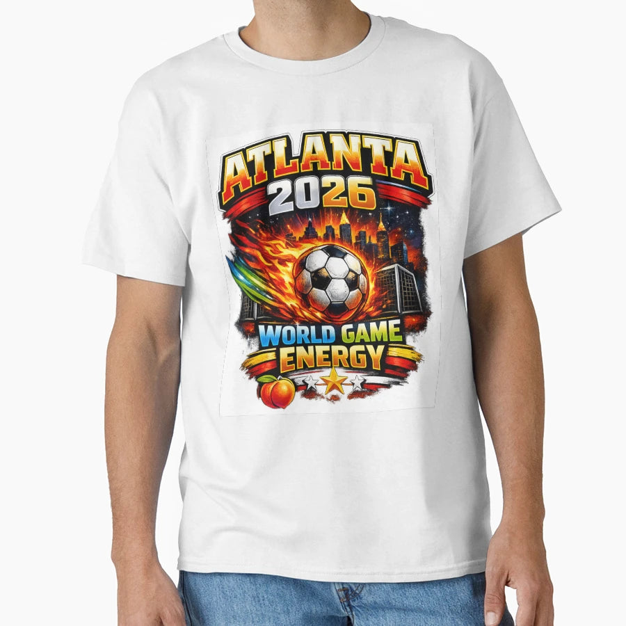 World Soccer Showdown Global Flags Fan T-Shirt - Graphic Print for Adults - T-Shirt, Sweatshirt, Hoodie