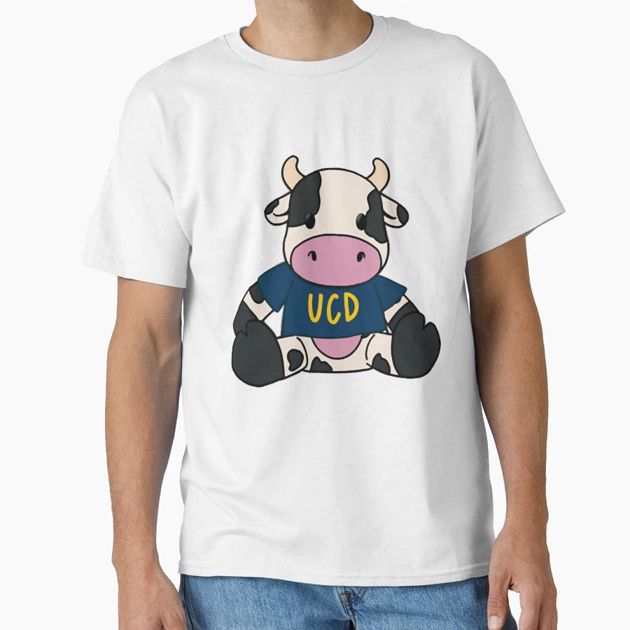 Uc Davis Cow T-Shirt - Graphic Print for Adults - T-Shirt, Sweatshirt, Hoodie