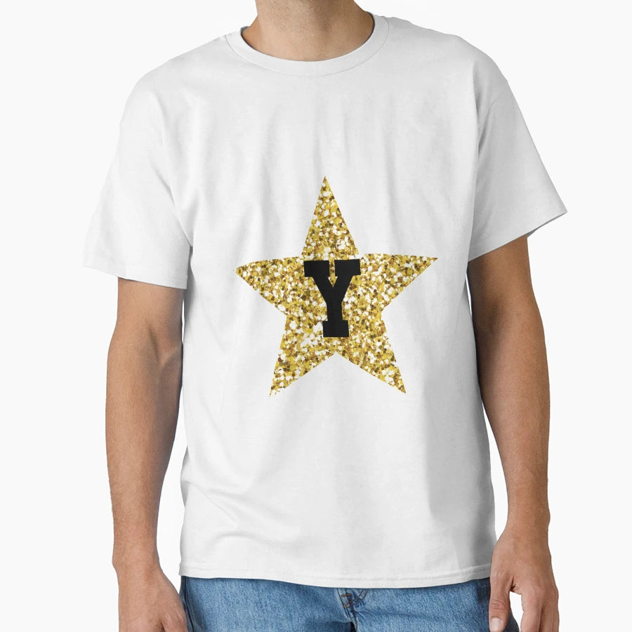 Y Gold Star T-Shirt - Graphic Print Men Women - T-Shirt, Sweatshirt, Hoodie