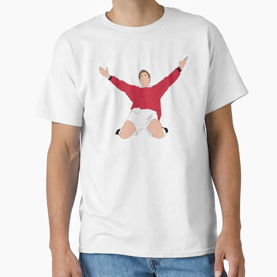 Ole Gunnar Solskjaer Mufc 99 Treble T-Shirt - Graphic Print for Adults - T-Shirt, Sweatshirt, Hoodie