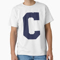 Alphabet Navy C Sports Letter C T-Shirt - Fun Novelty Design Unisex - T-Shirt, Sweatshirt, Hoodie