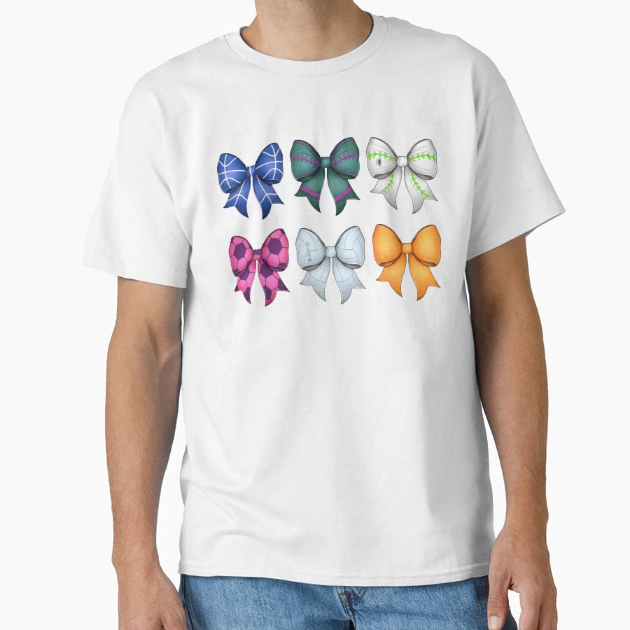 Sports Coquette Bow Game Day T-Shirt - Unique Graphic Unisex - T-Shirt, Sweatshirt, Hoodie