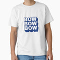 Bow Bow Bow Wnba Indiana Fever Colors T-Shirt - Custom Art Print Men Women - T-Shirt, Sweatshirt, Hoodie