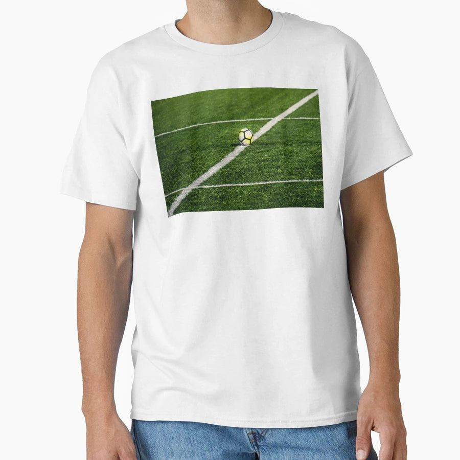 Football Field Photo T-Shirt - Graphic Print for Adults - T-Shirt, Sweatshirt, Hoodie