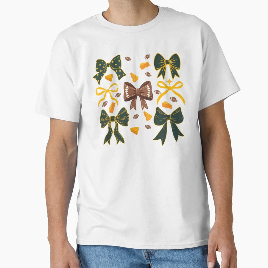 Green Bay Football Gilrs Croquette T-Shirt - Aesthetic Graphic Men Women - T-Shirt, Sweatshirt, Hoodie