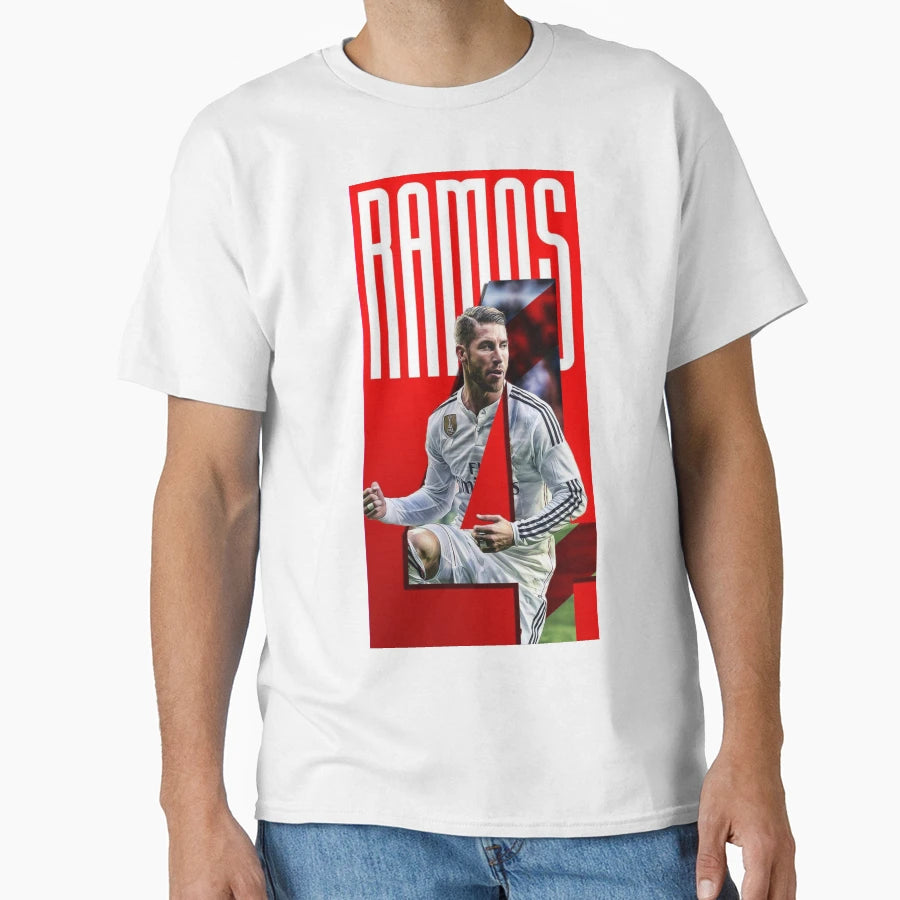 Sergio Ramos T-Shirt - Aesthetic Graphic for Adults - T-Shirt, Sweatshirt, Hoodie