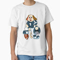 Dog Sports Football Jersey T-Shirt - Minimalist Print Men Women - T-Shirt, Sweatshirt, Hoodie