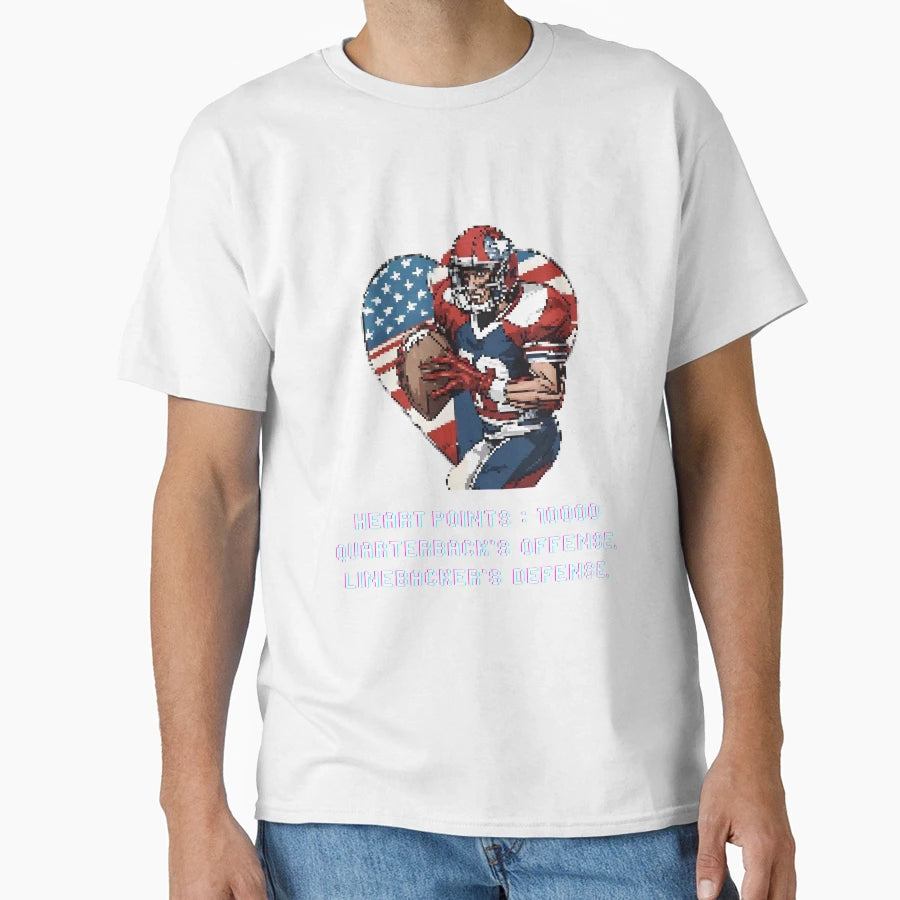 Valentines Day Football Video Game T-Shirt - Streetwear Style Men Women - T-Shirt, Sweatshirt, Hoodie