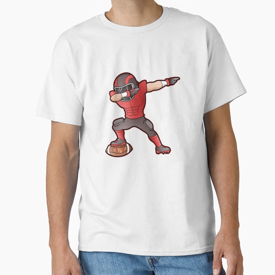 Dabbing Football Goat Funny Gifts T-Shirt - Streetwear Style Men Women - T-Shirt, Sweatshirt, Hoodie
