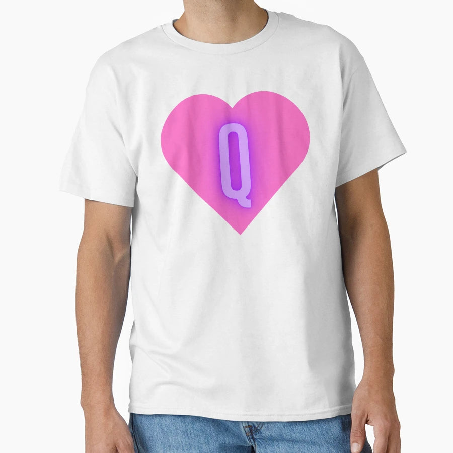 Heart Q T-Shirt - Streetwear Style for Adults - T-Shirt, Sweatshirt, Hoodie