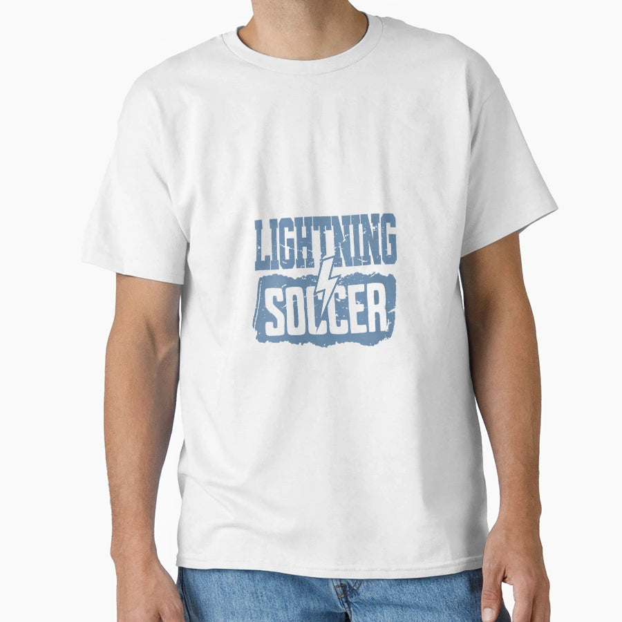 Lightning Soccer Team T-Shirt - Minimalist Print Men Women - T-Shirt, Sweatshirt, Hoodie