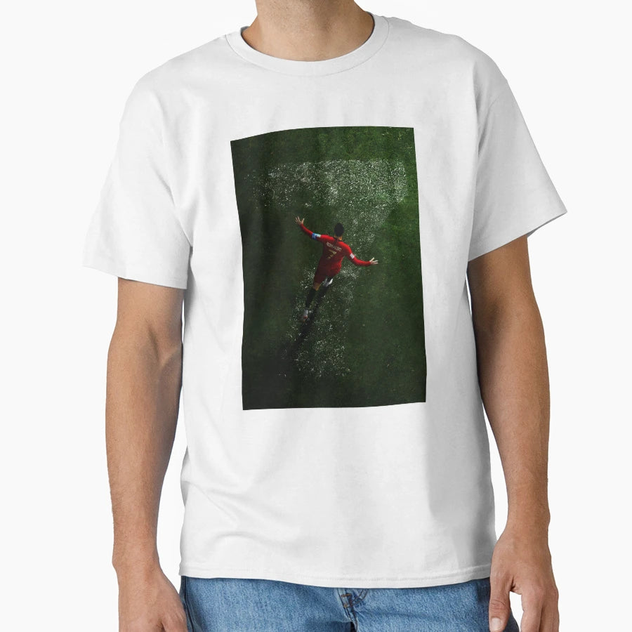 Cr7 G O T Football Art Cristiano Ronaldo T-Shirt - Trendy Graphic Unisex - T-Shirt, Sweatshirt, Hoodie