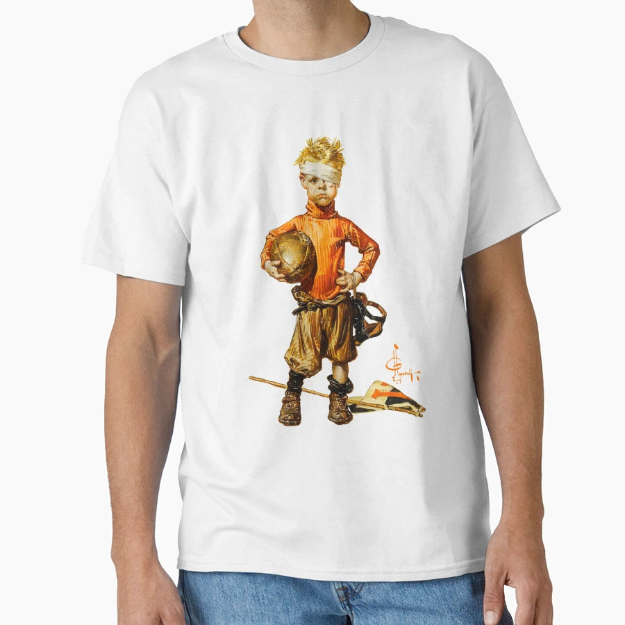 Football Hero Saturday Evening Post T-Shirt - Casual Everyday Wear Unisex - T-Shirt, Sweatshirt, Hoodie