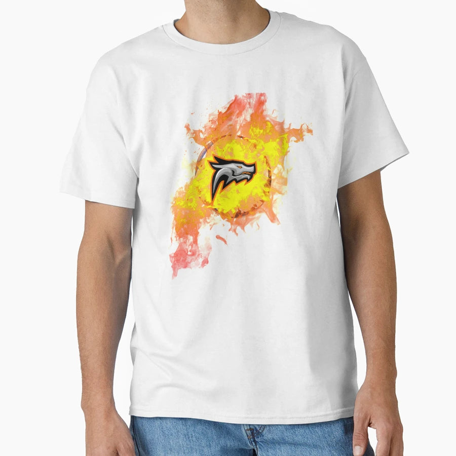 Head Dragon Fire T-Shirt - Graphic Print Unisex - T-Shirt, Sweatshirt, Hoodie