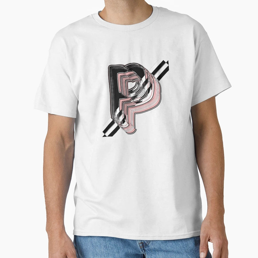 Monogram P Shift T-Shirt - Minimalist Print Unisex - T-Shirt, Sweatshirt, Hoodie