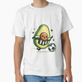 Kawaii Avocado Soccer Jersey T-Shirt - Custom Art Print Unisex - T-Shirt, Sweatshirt, Hoodie