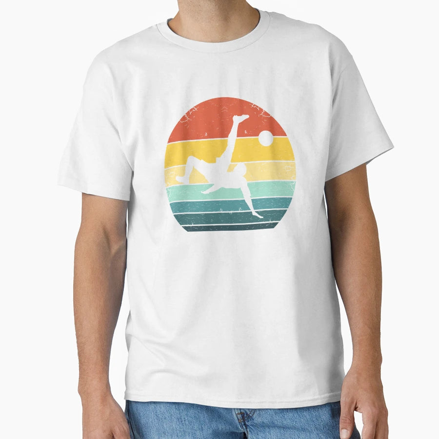 70 Soccer Bicycle Kick Football T-Shirt - Custom Art Print for Adults - T-Shirt, Sweatshirt, Hoodie