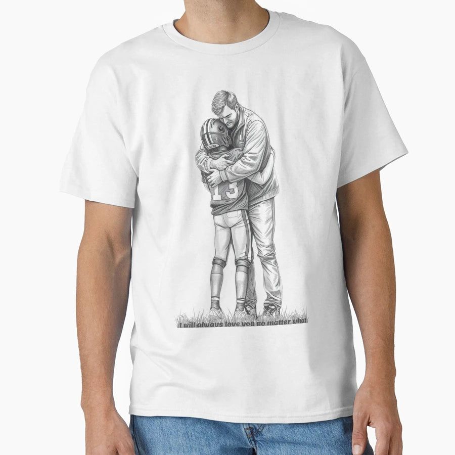 Father And Son Hug I Will Always T-Shirt - Streetwear Style for Adults - T-Shirt, Sweatshirt, Hoodie