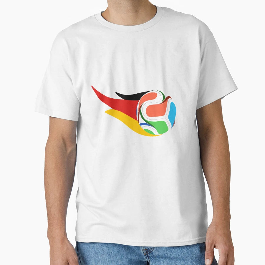 Germany Flaming Soccer Ball T-Shirt - Casual Everyday Wear for Adults - T-Shirt, Sweatshirt, Hoodie