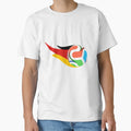 Germany Flaming Soccer Ball T-Shirt - Casual Everyday Wear for Adults - T-Shirt, Sweatshirt, Hoodie