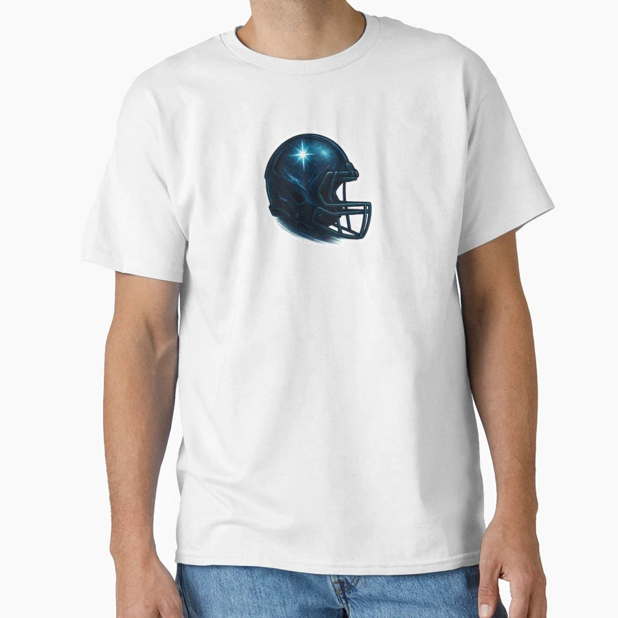 Celestial Gridiron Helmet T-Shirt - Streetwear Style Unisex - T-Shirt, Sweatshirt, Hoodie