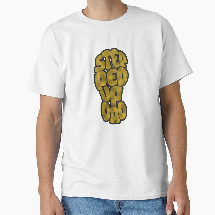 Step Dad Fathers Day Gifts Gold T-Shirt - Casual Everyday Wear for Adults - T-Shirt, Sweatshirt, Hoodie