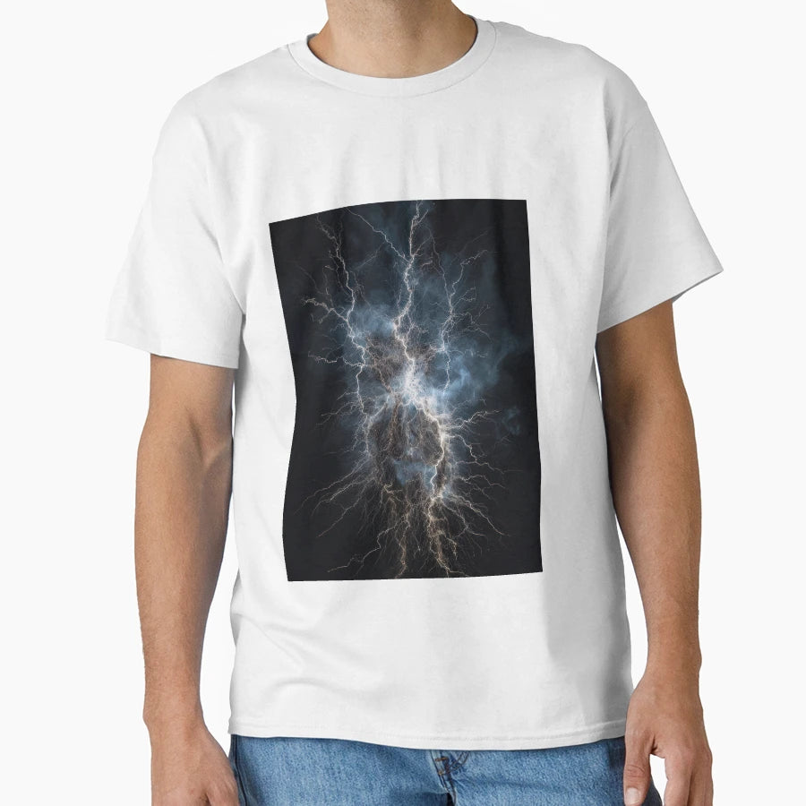 Lightning Strikes 4 T-Shirt - Fun Novelty Design Men Women - T-Shirt, Sweatshirt, Hoodie