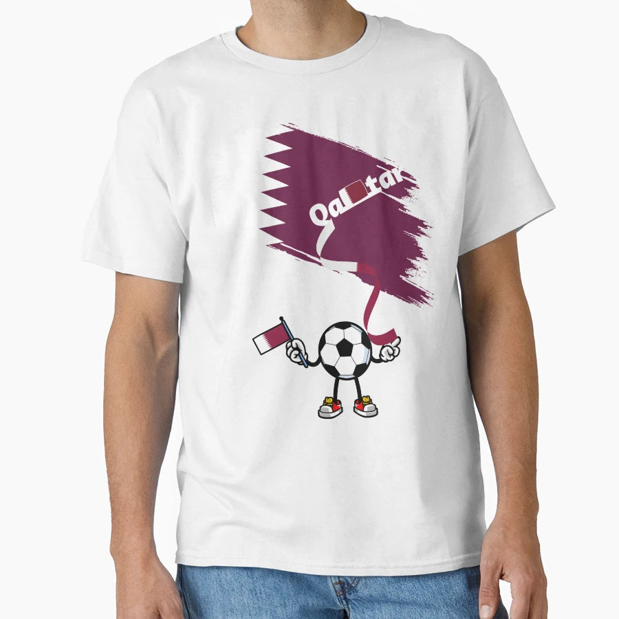 Qatar Map Flag T-Shirt - Streetwear Style Men Women - T-Shirt, Sweatshirt, Hoodie
