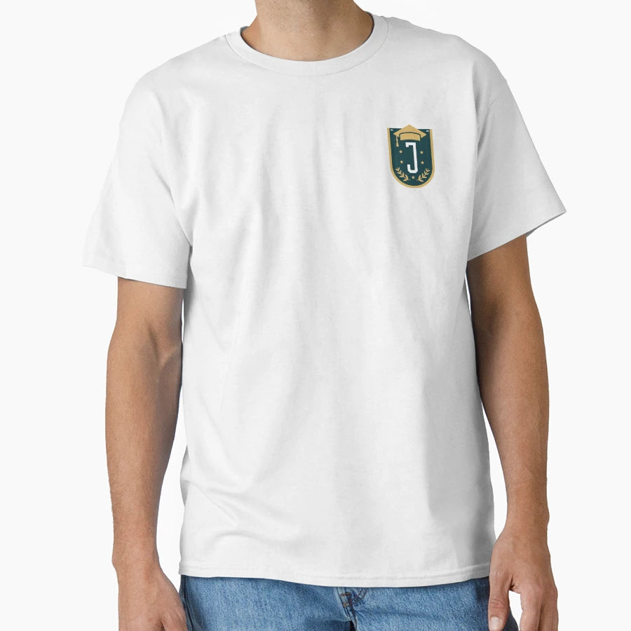 Ornamental Letter J Gold Monogram T-Shirt - Unique Graphic for Adults - T-Shirt, Sweatshirt, Hoodie