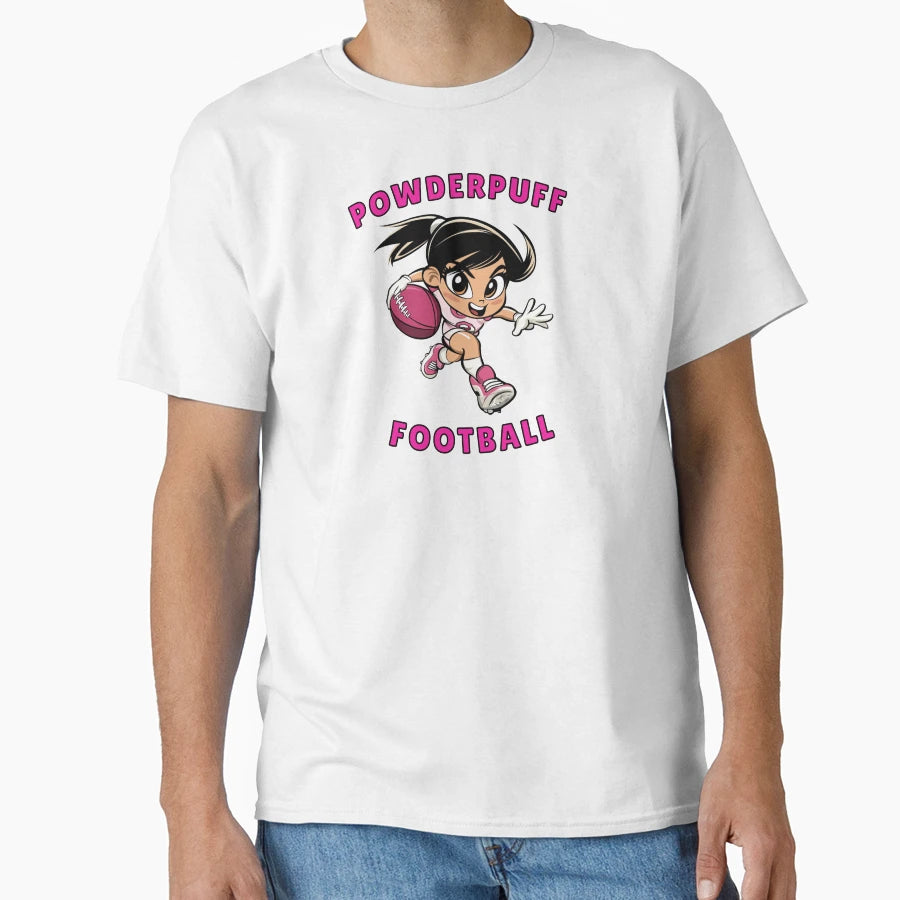 Powderpuff Football T-Shirt - Streetwear Style for Adults - T-Shirt, Sweatshirt, Hoodie