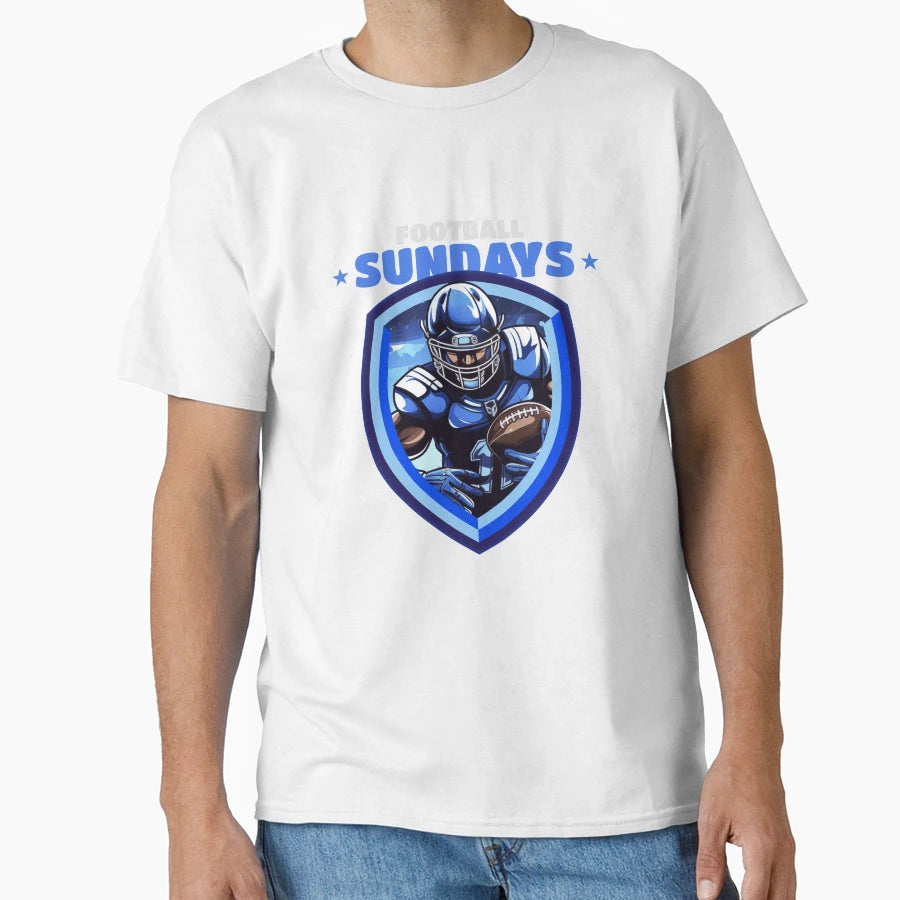 Football Sundays T-Shirt - Fun Novelty Design for Adults - T-Shirt, Sweatshirt, Hoodie