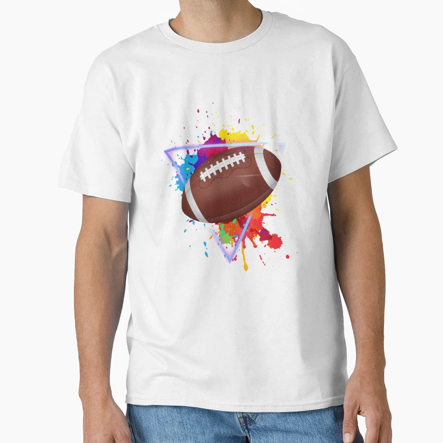 American Football Color Splash T-Shirt - Casual Everyday Wear for Adults - T-Shirt, Sweatshirt, Hoodie