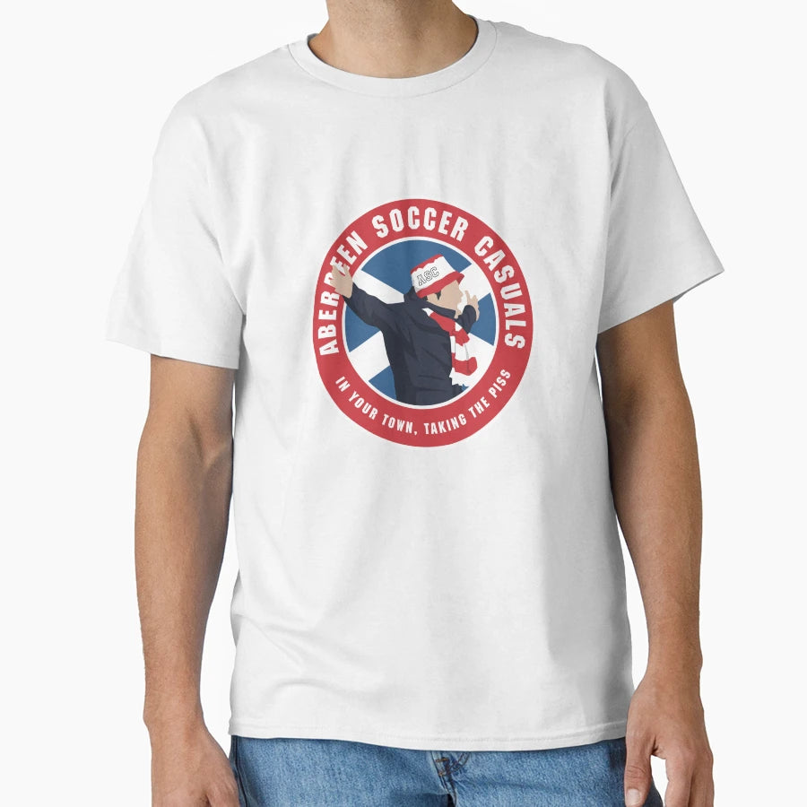 Aberdeen Soccer Casuals T-Shirt - Novelty Apparel Men Women - T-Shirt, Sweatshirt, Hoodie