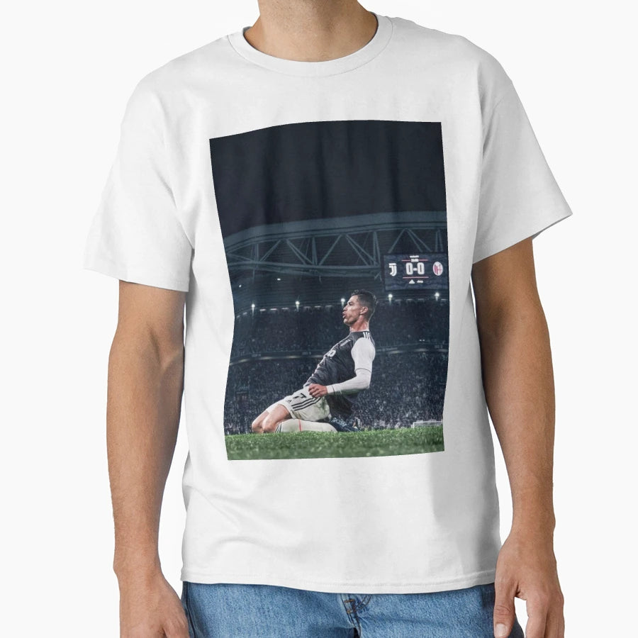 Wallpaper Cristiano Celebration T-Shirt - Unique Graphic for Adults - T-Shirt, Sweatshirt, Hoodie