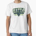 Seattle Football Seahawks Inspired 90S T-Shirt - Unique Graphic for Adults - T-Shirt, Sweatshirt, Hoodie