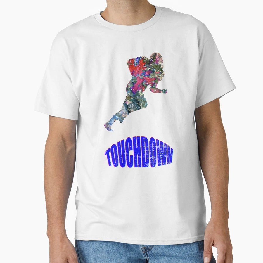 American Football Touchdown T-Shirt - Aesthetic Graphic for Adults - T-Shirt, Sweatshirt, Hoodie