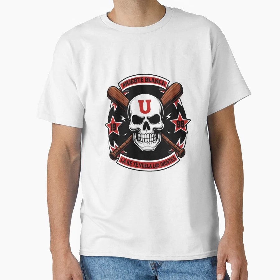 Muerte Blanca Los Dientes T-Shirt - Minimalist Print Men Women - T-Shirt, Sweatshirt, Hoodie