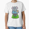 Elephant American Football Sports T-Shirt - Trendy Graphic for Adults - T-Shirt, Sweatshirt, Hoodie