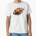Football Fire T-Shirt - Streetwear Style Men Women - T-Shirt, Sweatshirt, Hoodie